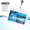 image:imageOutus 2 Pack Retractable Badge Lanyard with ID Holders Gold SilverGray  Silver