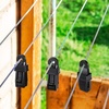 image:imageOutus 20 Pcs Tarp Clips Heavy Duty Plastic Clamps for Pool TarpsBlackBlack