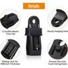 image:imageOutus 20 Pcs Tarp Clips Heavy Duty Plastic Clamps for Pool TarpsBlackBlack
