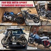image:imageOutus Universal Motorcycle Transport Tie Down Straps Set RedBlack