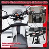 image:imageOutus Universal Motorcycle Transport Tie Down Straps Set RedBlack