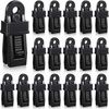 image:imageOutus 20 Pcs Tarp Clips Heavy Duty Plastic Clamps for Pool TarpsBlackBlack