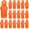 image:imageOutus 20 Pcs Tarp Clips Heavy Duty Plastic Clamps for Pool TarpsBlackOrange