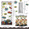 image:imageOutus 100 Pcs Hero Cellophane Treat Bags Hero Party Favor Goodie Bags with 100 Silver Twist Ties for Candy Cookies Popcorn Gift Wrapping Birthday Party Baby Shower Decor