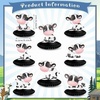 image:imageOutus 8 Pieces Cow Honeycomb Centerpieces 3D Cow Party Decoration for Tables Farm Animal Barn Party Supplies for Western Theme Birthday