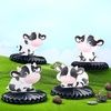 image:imageOutus 8 Pieces Cow Honeycomb Centerpieces 3D Cow Party Decoration for Tables Farm Animal Barn Party Supplies for Western Theme Birthday