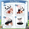 image:imageOutus 8 Pieces Cow Honeycomb Centerpieces 3D Cow Party Decoration for Tables Farm Animal Barn Party Supplies for Western Theme Birthday
