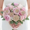image:image14 Pcs Crystal Flower Brooch Pin Sets Gold Crystal Brooches Pearl Wedding Bouquet kit Set for Women DIY Craft Party