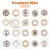 image:image20 PCS Women Shirt Brooch Buttons NoSew Invisible Pearl Brooch Buttons Cover Up Lapel Pins Blouse Modesty Pin Prevent Accidental Exposure Decorative Pins for DIY Cardigan Bag Dress Clothes