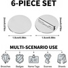 image:image6pc Magnetic Pin Backs Brooch Converter and Magnetic Brooch Holder for Clothing Scarf Shawl and Lapel Pins