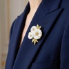 image:imageFlower Brooch Pin for Women Mothers Day Gifts Gold Daisy Brooch Corsage