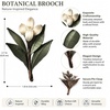 image:imageHandmade Flower Brooches and Pins for Women Elegant Flower Vintage Brooch