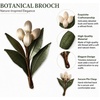 image:imageHandmade Flower Brooches and Pins for Women Elegant Flower Vintage Brooch