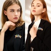 image:imageHonbay 3PCS Colorful Little Birds Brooch Pins Enamel Alloy Sparkling Rhinestones Cute Animal Birdie Brooches Little Birds Breastpin Lapel Pins Hat Scarf Shawl Sweater Cardigan Clips