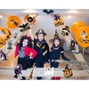 image:imageOutus 12 Pcs Halloween Cutouts Pumpkin Bat Witch Wall DecorCute Style