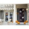 image:imageOutus 12 Pcs Halloween Cutouts Pumpkin Bat Witch Wall DecorCute Style