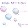 image:imageOutus 30 Pieces Bubble Cutouts Bubble Wall Decal Stickers