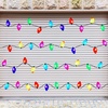 image:imageOutus 40 Pcs Reflective Christmas Light Bulb Car Magnets Mixed SizesDark Color