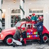 image:imageOutus 40 Pcs Reflective Christmas Light Bulb Car Magnets Mixed SizesDark Color