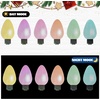 image:imageOutus 40 Pcs Reflective Christmas Light Bulb Car Magnets Mixed SizesPastel Color