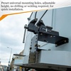 image:imageOutus Bumper Vise Mount Rv Bumper Support Bracket Predrilled for Versatile Height Adjustment Easily Bolt to Utility Truck or Service Body Truck Hardware Included Carbon Steel Black