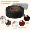 image:imageOutus Fabric Fusing Tape Adhesive Hem Tape Ironon 4 Pack Different Size Each 27 Yards LongBlack