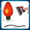 image:imageOutus Large Reflective Christmas Magnets Lights for Car Exterior Refrigerator Magnetic Lights Bulb Christmas Car Decoration Magnets for Home Garage Door or Metal Surface268 x 504 Inch22 Pcs