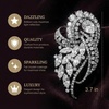 image:imageRhinestone Brooch for Women Large Clear Vintage Crystal Flower Bouquet Pin Elegant Broach for Dresses Fashion Jewelry Diamond Pins for Special Occasions and Clothing