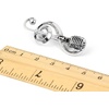 image:imagefor Creative Microphone Brooch Music Note Pins Alloy Bag Clothes Lapel Pin Jewelry Decor for Women Men Boy GoldColor Alloy