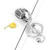 image:imagefor Creative Microphone Brooch Music Note Pins Alloy Bag Clothes Lapel Pin Jewelry Decor for Women Men Boy GoldColor Alloy
