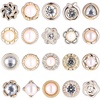 image:image20 PCS Women Shirt Brooch Buttons NoSew Invisible Pearl Brooch Buttons Cover Up Lapel Pins Blouse Modesty Pin Prevent Accidental Exposure Decorative Pins for DIY Cardigan Bag Dress Clothes