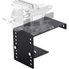 image:imageOutus Bumper Vise Mount Rv Bumper Support Bracket Predrilled for Versatile Height Adjustment Easily Bolt to Utility Truck or Service Body Truck Hardware Included Carbon Steel Black