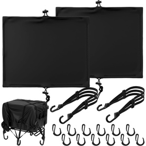 image:imageOutus 4 Pcs Waterproof Motorcycle Cargo Net and Luggage Straps Set