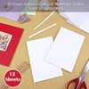 image:imageOutus 12 Sheets Self Adhesive Foam Sheets Craft 6 x 4 Inch White Double Sided Sticky Craft EVA Foam Papers DualAdhesive Card Making Crafting DIY Project Stamp Classrooms Scrapbooking Gift