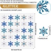 image:imageOutus 200 Pcs Blue Snowflake Dimensional Stickers for Christmas Holiday