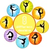 image:imageOutus 500 Pieces Round Gymnastics Art Stickers Roll