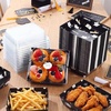 image:imageOutus 100 Pcs Charcuterie Boxes with Clear Lids Navy Blue ClassicBlack