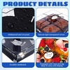 image:imageOutus 100 Pcs Charcuterie Boxes with Clear Lids Navy Blue ClassicBlack