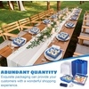 image:imageOutus 100 Pcs Charcuterie Boxes with Clear Lids Navy Blue ClassicBlue
