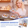 image:imageOutus 100 Pcs Charcuterie Boxes with Clear Lids Navy Blue ClassicBlue White