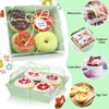 image:imageOutus 100 Pcs Charcuterie Boxes with Clear Lids Navy Blue ClassicLight Green