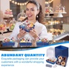 image:imageOutus 100 Pcs Charcuterie Boxes with Clear Lids Navy Blue ClassicNavy Blue