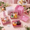 image:imageOutus 100 Pcs Charcuterie Boxes with Clear Lids Navy Blue ClassicPink