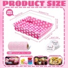 image:imageOutus 100 Pcs Charcuterie Boxes with Clear Lids Navy Blue ClassicPink