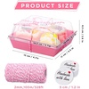 image:imageOutus 100 Pcs Charcuterie Boxes with Clear Lids Navy Blue ClassicPink