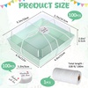 image:imageOutus 100 Pcs Charcuterie Boxes with Clear Lids Navy Blue ClassicSage Green