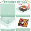 image:imageOutus 100 Pcs Charcuterie Boxes with Clear Lids Navy Blue ClassicSage Green