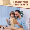 image:imageOutus 1000 Pcs Mini Flat Kraft Paper Bags Natural Treat Popcorn Party Favor Silverware Envelope Merchandise Bags for Cookies Desserts Snacks Sandwiches Chocolate Candy 5 x 7 Inch5 x 7 Inch