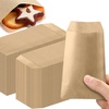 image:imageOutus 1000 Pcs Mini Flat Kraft Paper Bags Natural Treat Popcorn Party Favor Silverware Envelope Merchandise Bags for Cookies Desserts Snacks Sandwiches Chocolate Candy 5 x 7 Inch4 x 6 Inch