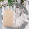 image:imageOutus 1000 Pcs Mini Flat Kraft Paper Bags Natural Treat Popcorn Party Favor Silverware Envelope Merchandise Bags for Cookies Desserts Snacks Sandwiches Chocolate Candy 5 x 7 Inch4 x 6 Inch